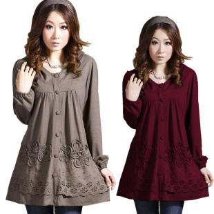 中长款 2025大码 打底衫 春长袖 胖mT恤加肥加大宽松显瘦圆领上衣 女装