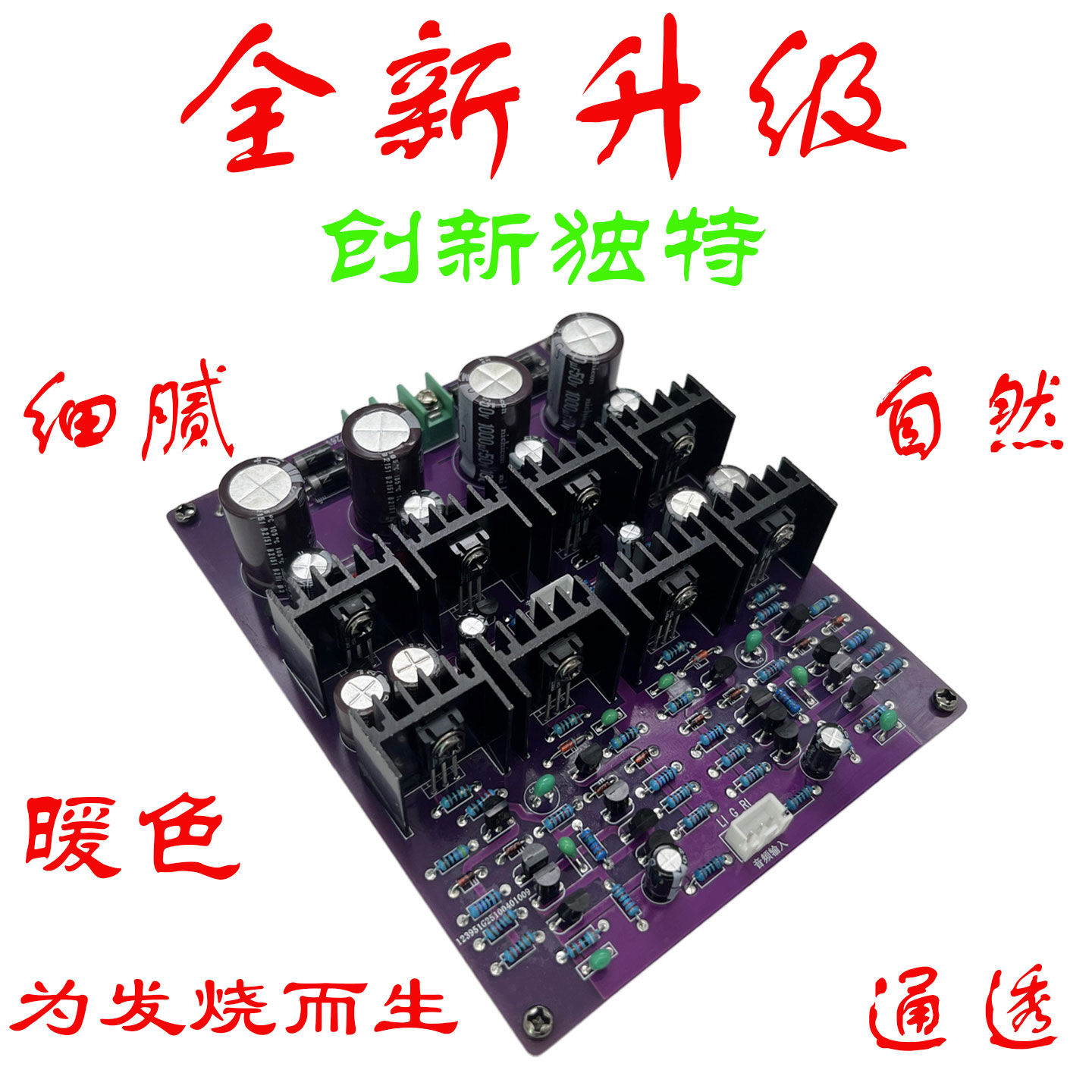 瑞凯盈音响音响发烧甲类前级板高保真功放DIY套件成品音调电路板