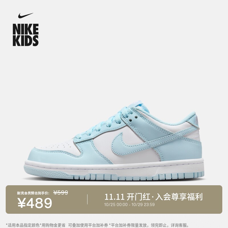 Nike耐克DUNK青少年运动鞋板鞋