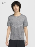 Nike Официальный DRI-FIT RISE 365 Мужской быстропроницаемый короткие рукавы Top Summer CZ9185