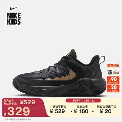 Nike耐克字母哥大童实战篮球鞋