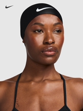 шапочка для плавания nike耐克官方swim硅胶圆顶游泳泳帽夏季新款泳联认证fz6163
