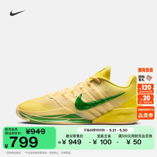 Nike耐克萨布丽娜男女实战篮球鞋