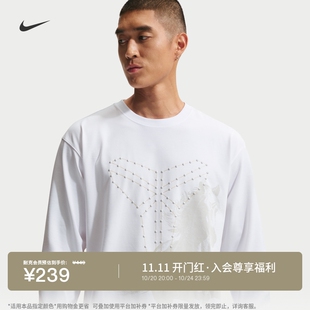 耐克科比男子宽松长袖篮球T恤休闲运动舒适NIKE DRI-FIT IQ2373