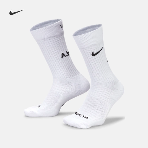 Nike, модные зимние классические комфортные носки с амортизацией, средней длины