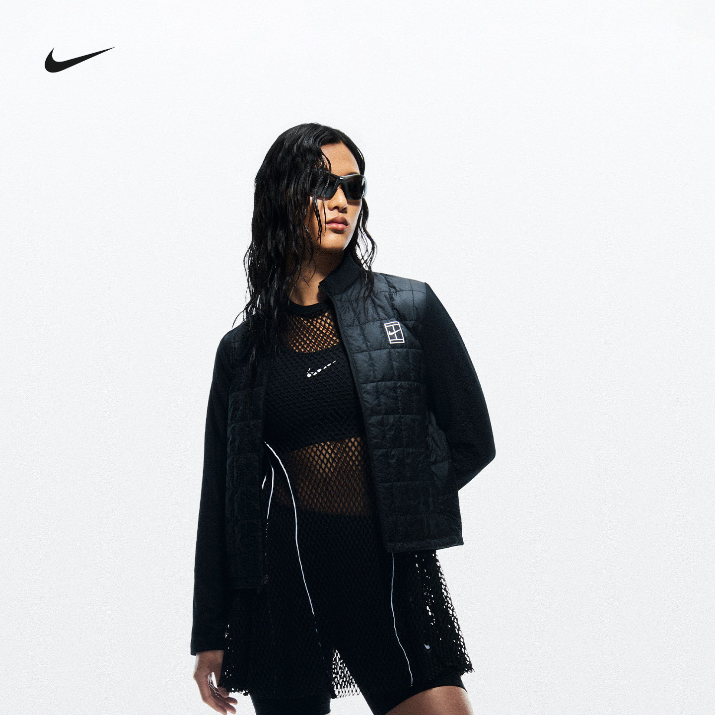 Nike耐克轻便保暖棉服女网球上衣