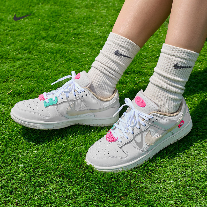 耐克女子平底板鞋夏季胶底低帮轻便运动鞋NIKE DUNK LOW DX6060