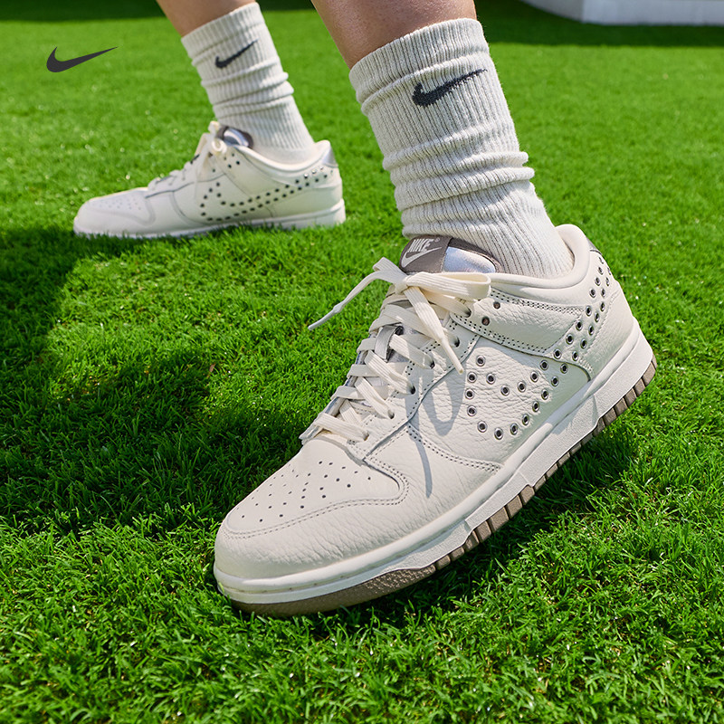 耐克女子平底板鞋夏季新款胶底低帮运动鞋NIKE DUNK LOW IU3488