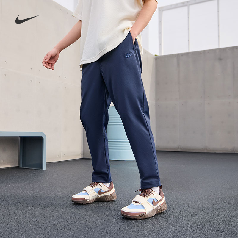 耐克男子梭织休闲长裤冬季锥形剪裁刺绣舒适运动裤NIKE HJ1998