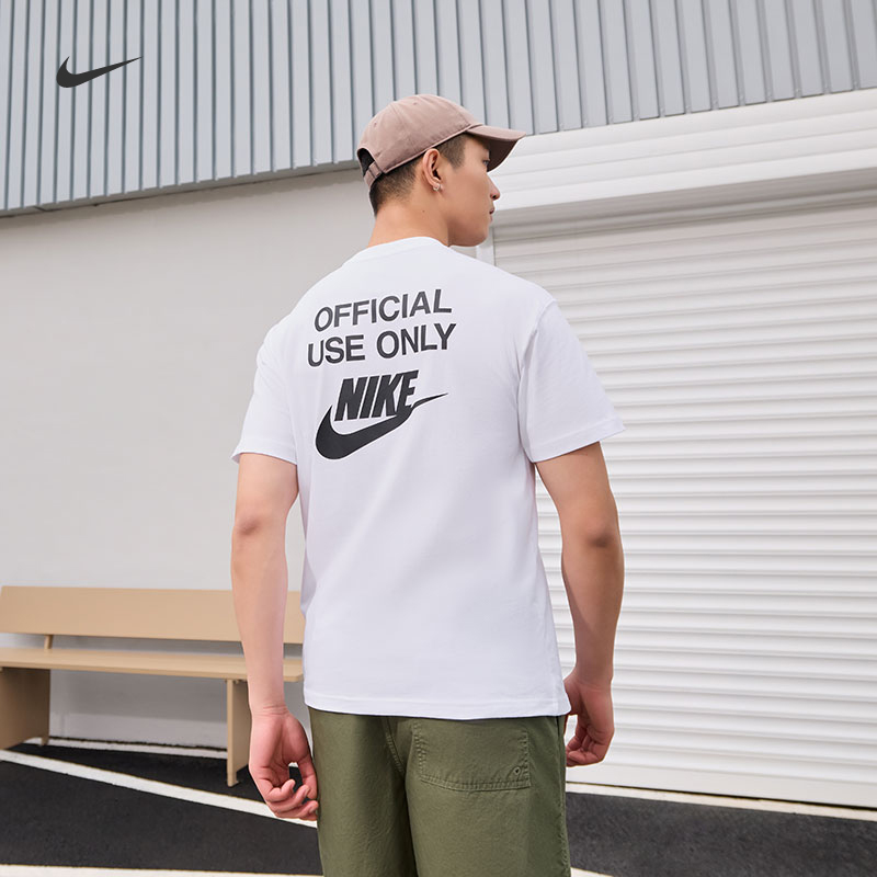 Nike耐克休闲宽松纯棉柔软男T恤