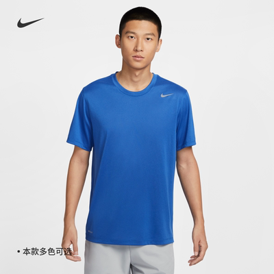 Nike耐克速干圆领运动针织男T恤