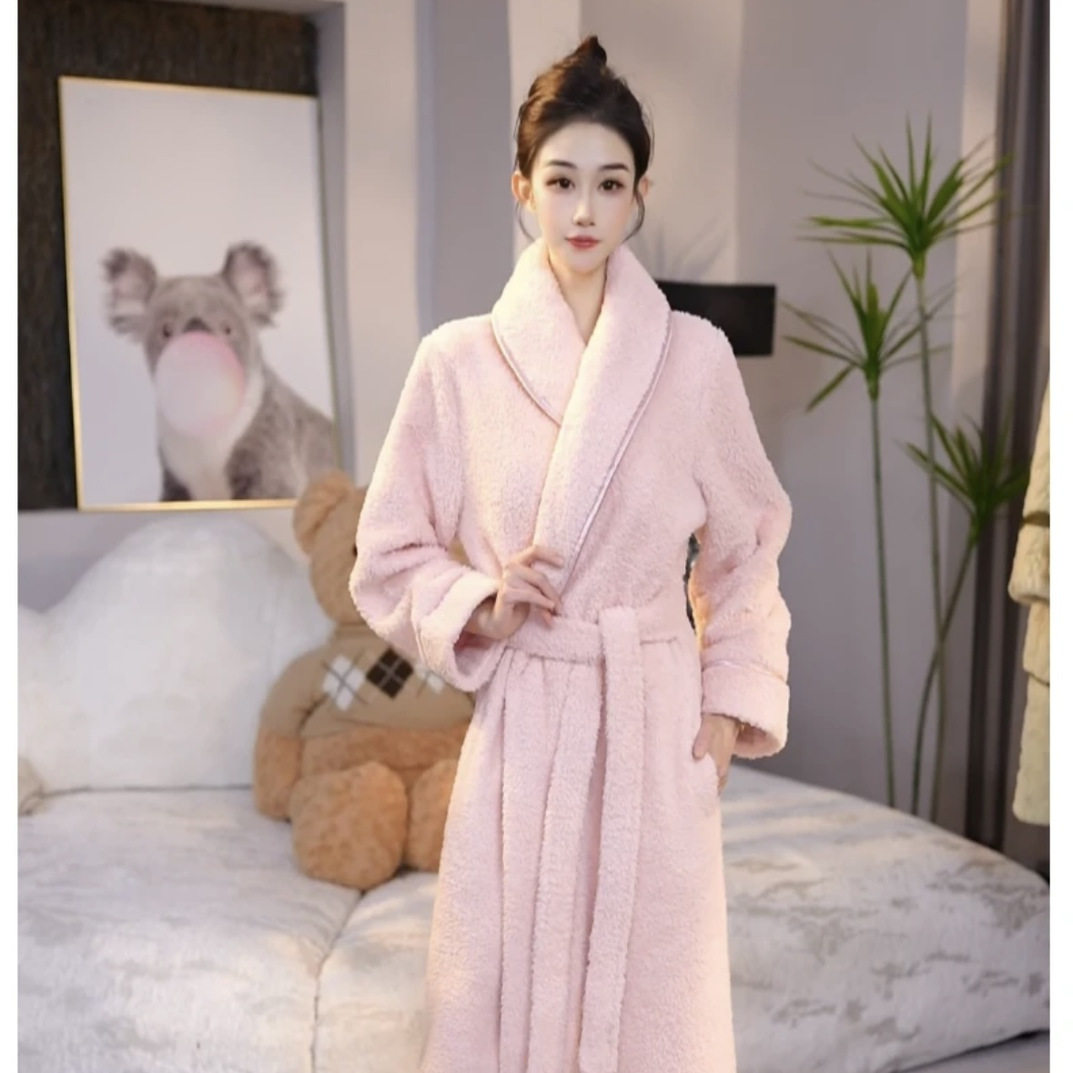 【直播间】月白睡袍套装男女情侣同款收腰睡衣加厚冬季保暖家居服,女士内衣/男士内衣/家居服,睡袍/浴袍,淘宝优惠券,粉丝福利购,淘宝优惠卷