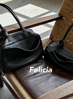 时尚潮流定制版进口牛皮Carrie保龄球包手提包单肩腋下包