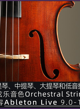 Ableton Orchestral Strings 小提琴中大提琴管弦乐 ALP音色音源