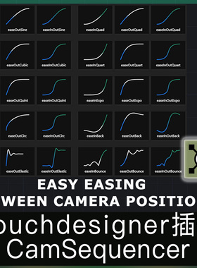 TouchDesigner插件 CamSequencer 摄像机预设动画工具OpSequencer