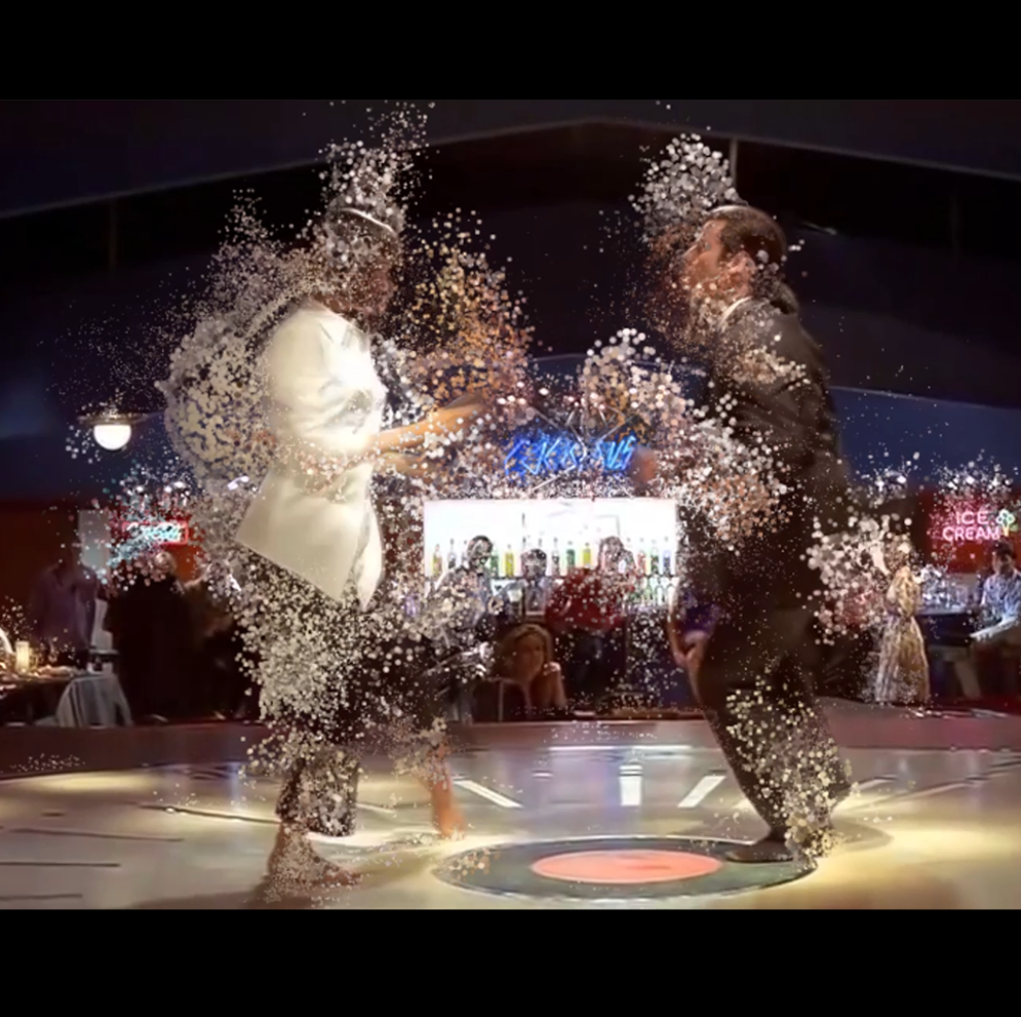 touchdesigner粒子互动特效人影交互新媒体艺术kinect工程源文件