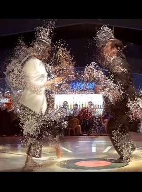 Touchdesigner粒子互动特效人影交互新媒体艺术kinect工程源文件