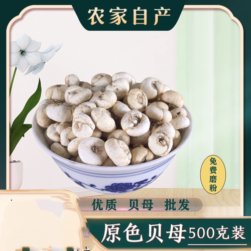 25年正品中药材大贝母川贝母粉特级平贝母非浙贝藏贝母500克