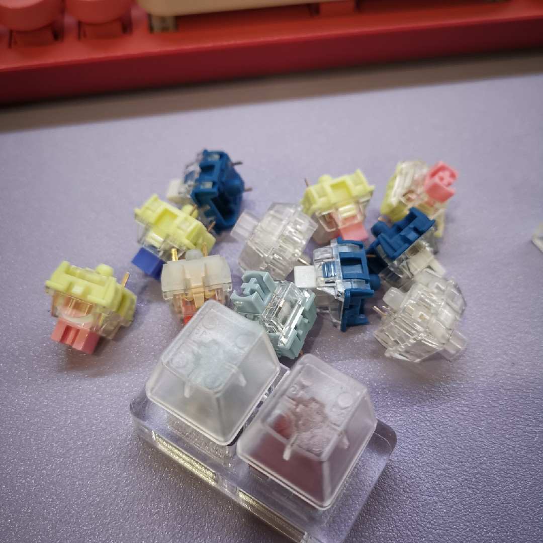 ttc快银轴金粉轴冰静轴月白轴浅云爱心静音红ace轴wild轴单颗试轴