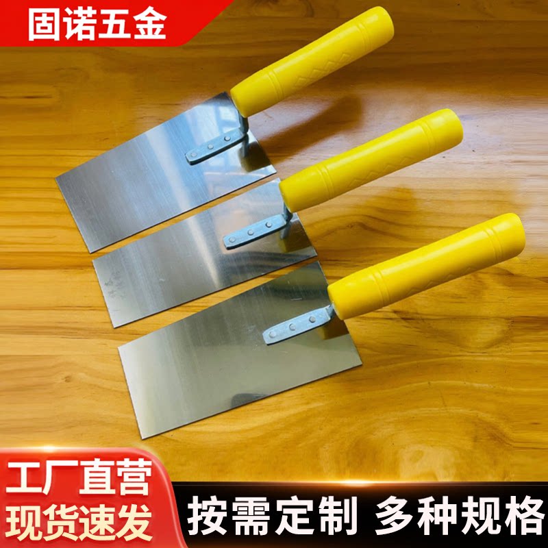 实心塑料手柄不锈钢灰匙图片