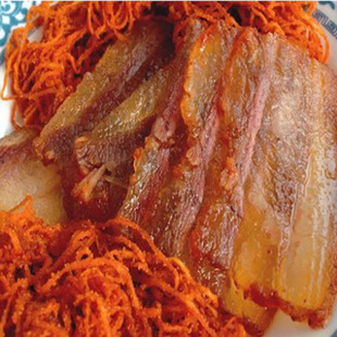 云南玉溪特产华宁宁州香罗卜丝鲊馍肉农家自制土猪肉零食品300克