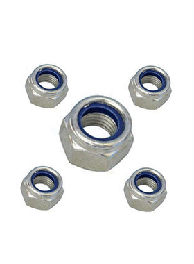 10级高强度 铁GB889高强尼龙自锁/10级锁紧防松螺帽M18