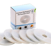 GEX格思猫宠物饮水机滤芯HAGEN过滤智能catit喵哆啦pixi滤芯离子