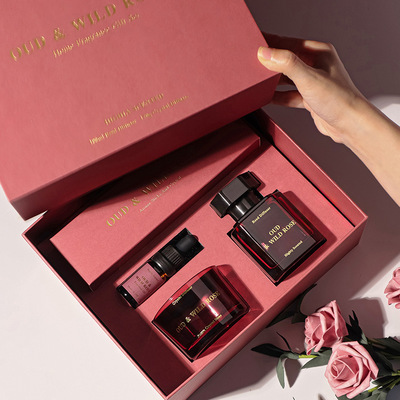 新年香薰礼盒精油套装无火香熏香氛藤条新年礼物伴手礼大牌平替