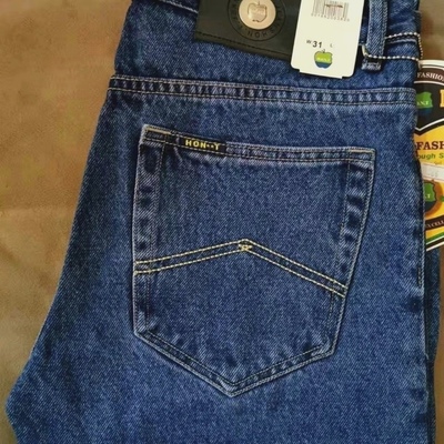 正品100%纯棉洪涛苹果深裆牛仔裤