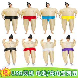 搞怪充气卡通人偶服装cos相扑小丑玩偶服年会演出道具成人儿童