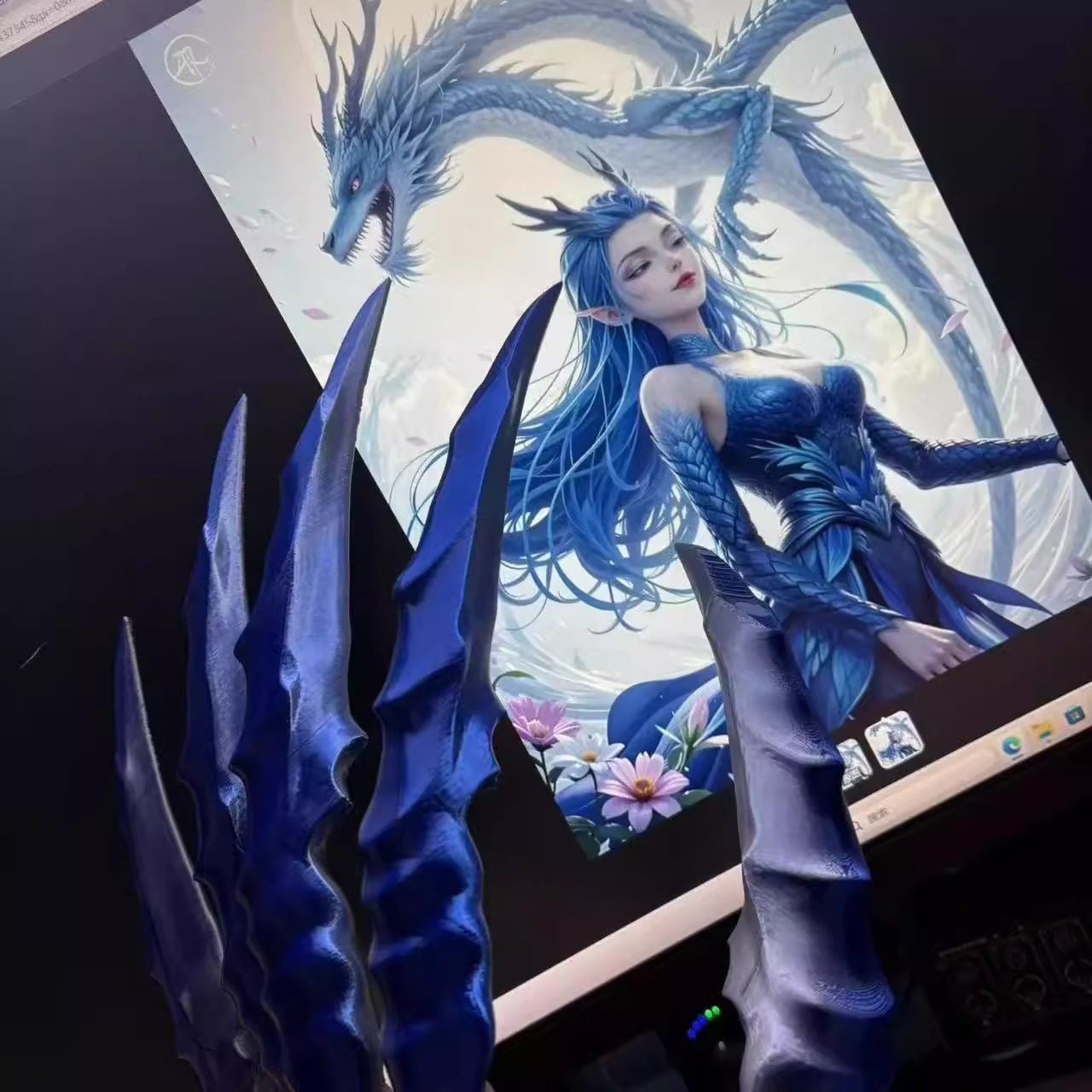 敖闰武器裂空爪魔童闹海西海龙王同款cos漫展活动演出配饰现货