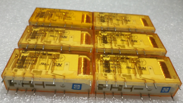 G7SA-4A2B 12VDC 欧姆龙继电器 HFA6 12-4H2DTG  6A/250VAC 通用