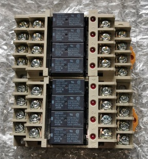4BND底座 欧姆龙G6B 终端继电器模块模组 24VDC配G6B 1174P