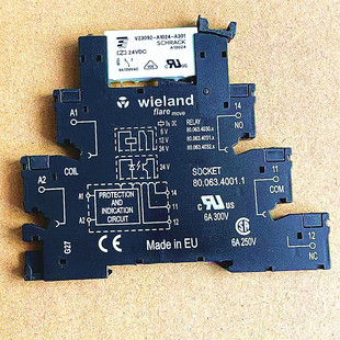 24VDC意大利威朗继电器 V23092 A1024 A301 80.063.4001.1 底座