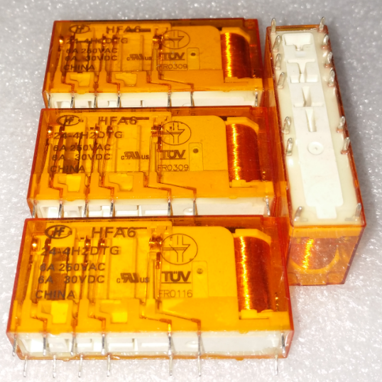 HFA6 24-4H2DTG 宏发继电器 G7SA-4A2B 24VDC 6A/250VAC 通用