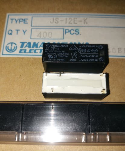 JS12-K  原装富士通高见泽TAKAMISAWA JS12E-K 8A/5脚 两种通用的
