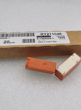 全新RY211048 8A/250VAC 泰科继电器1393224-1 48VDC 一组转换5脚