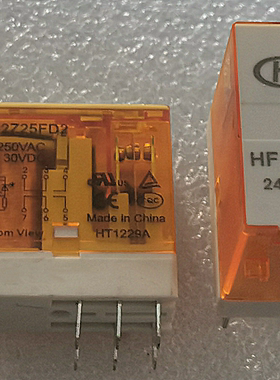 HF157F-24VDC 正品宏发继电器 HF157F-24VAC HF157F-220VA 八脚8A