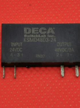 DECA KSMD48D3-24 24VDC 进口品牌固态继电器 DECA KSMD48D3-24V