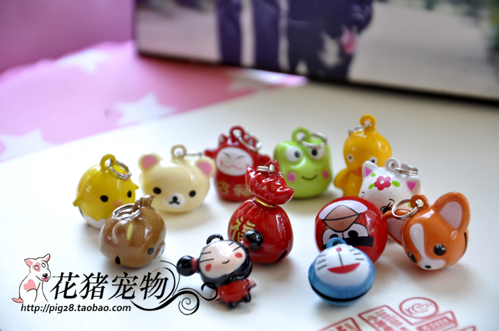 多款可选 小号狗狗铃铛挂件 宠物铃铛 宠物项链 狗狗饰品 送红绳~