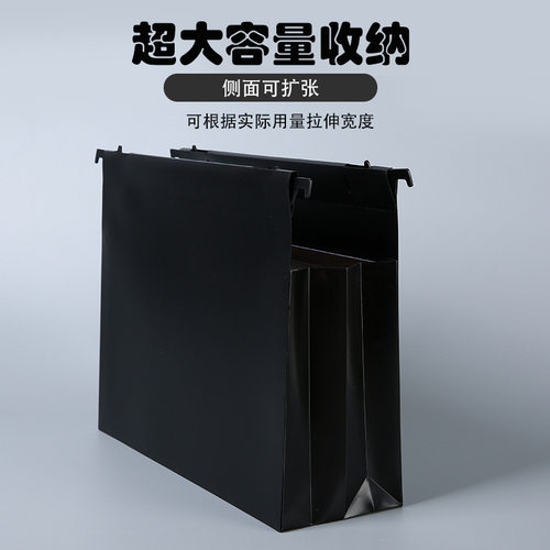 热销加固悬挂文件夹侧面扩展办公合同档案收纳袋PP防水资料包