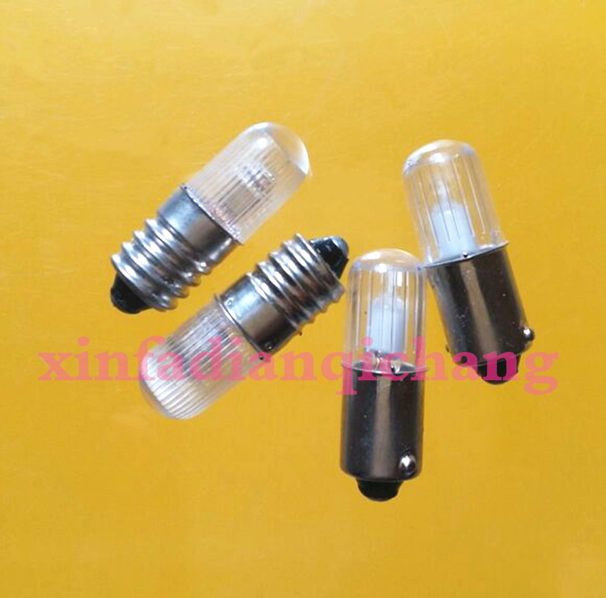 E10螺口氖气小灯泡6.3V12V24V110v220V380V机床仪表指示小灯泡