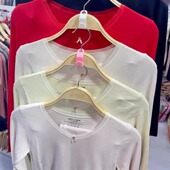 抑菌除螨紧身无缝美体V领套装 珍妮芬女秋冬薄款 打底保暖秋衣秋裤