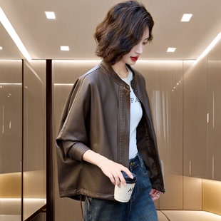 免洗皮夹克女款爆款2025新款正品海宁皮衣女真皮绵羊皮外套机车服