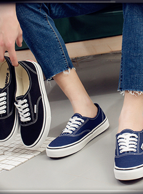 黑色回力经典低帮系带复古男鞋女鞋百搭学生板鞋休闲纯色帆布鞋