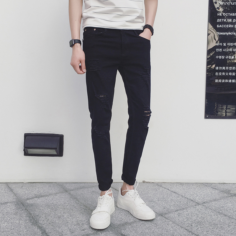 Jeans pour jeunesse en coton pour été - Ref 1463044 Image 3