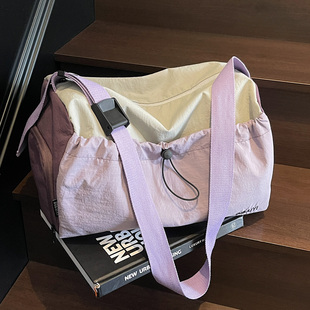 干湿分离运动健身包防水小号女生单肩斜挎短途旅行瑜伽游泳收纳袋