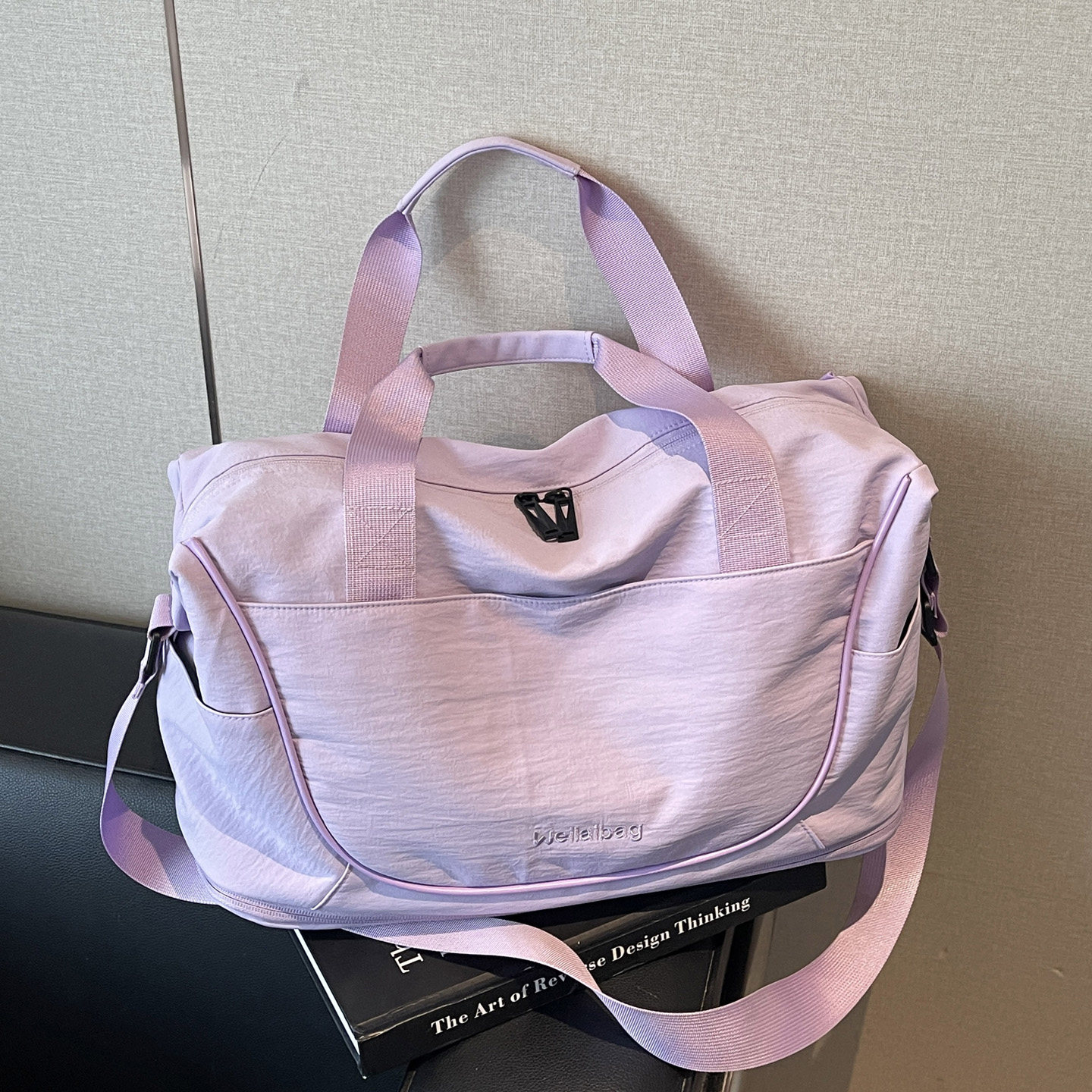 短途旅行包女士高颜值手提轻便外出瑜伽健身收纳袋便携斜挎行李袋