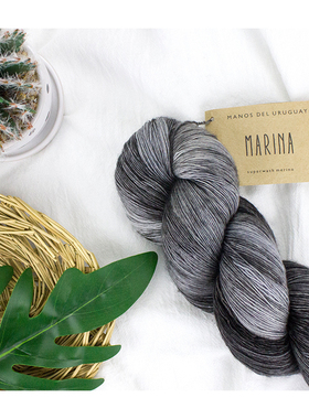 清仓秒杀 乌拉圭MANOS Marina美利奴羊毛手染线 2两/800米/绞