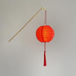 春节元宵花灯汉服传统摄影道具幼儿园DIY手工艺课装饰挂饰纸灯笼